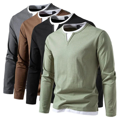 Nomar™ | Modern long-sleeved V-neck Sweater