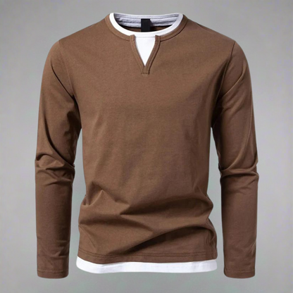 Nomar™ | Modern long-sleeved V-neck Sweater