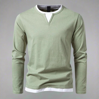 Nomar™ | Modern long-sleeved V-neck Sweater