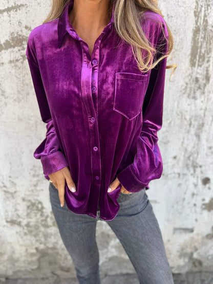 Silora™ | Velvet Blouse