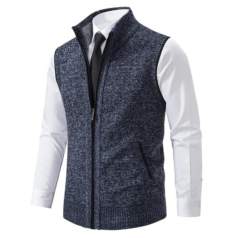 Lux™ | Sleeveless Knitted Fleece Vest