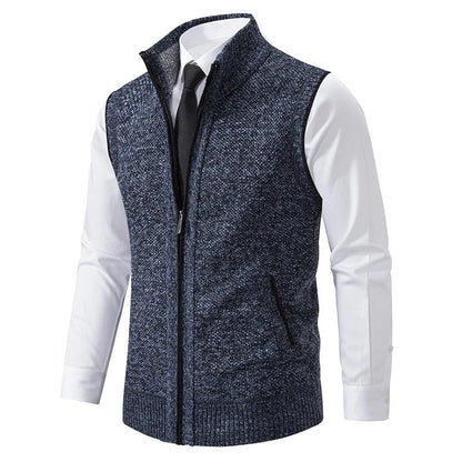 Lux™ | Sleeveless Knitted Fleece Vest