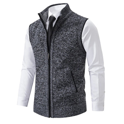 Lux™ | Sleeveless Knitted Fleece Vest