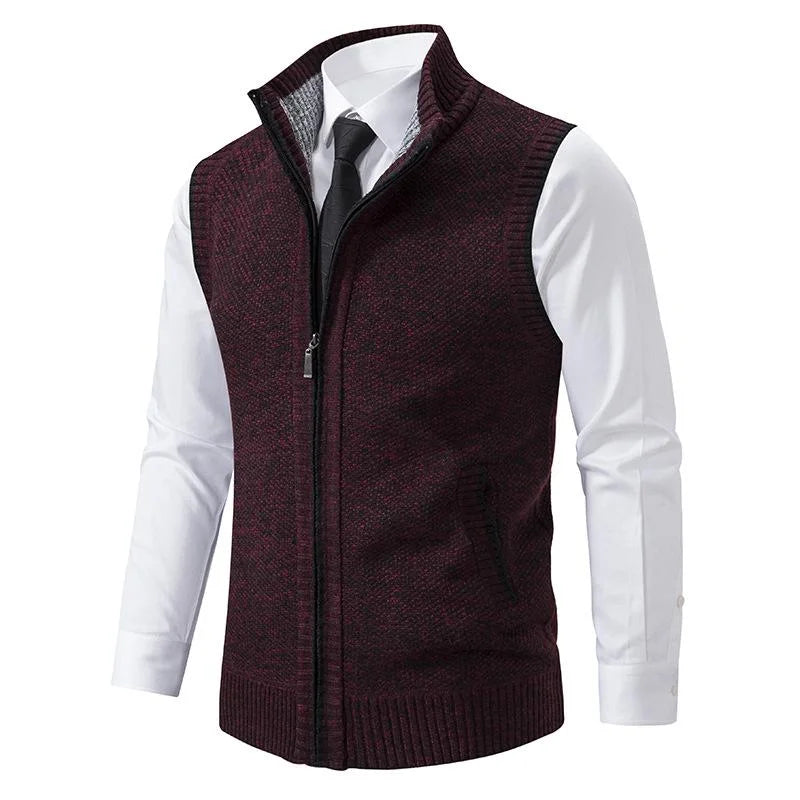 Lux™ | Sleeveless Knitted Fleece Vest