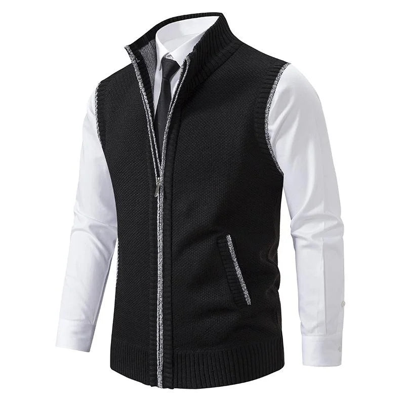 Lux™ | Sleeveless Knitted Fleece Vest