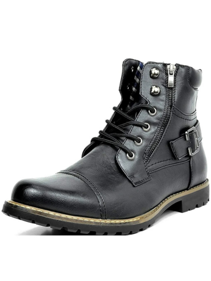 Flock™ | Leather Lace-Up Boots