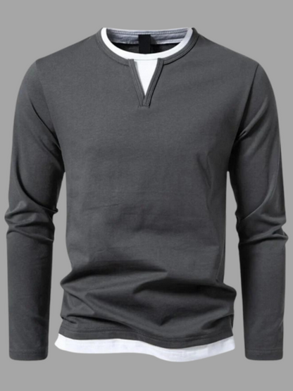 Nomar™ | Modern long-sleeved V-neck Sweater