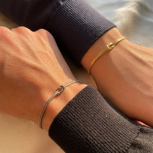 Tess - Gold Plated Couple Bracelets