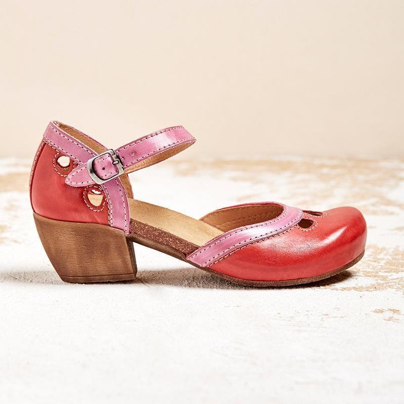 Amanda™ - Comfortable Low-Heeled Sandals