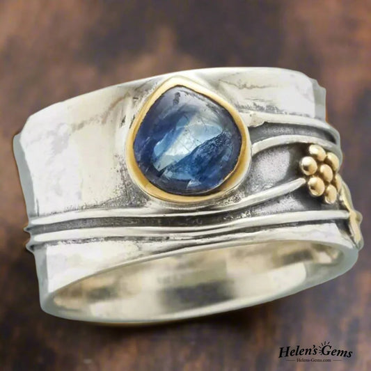 Bohemian Gemstone Meditation Ring