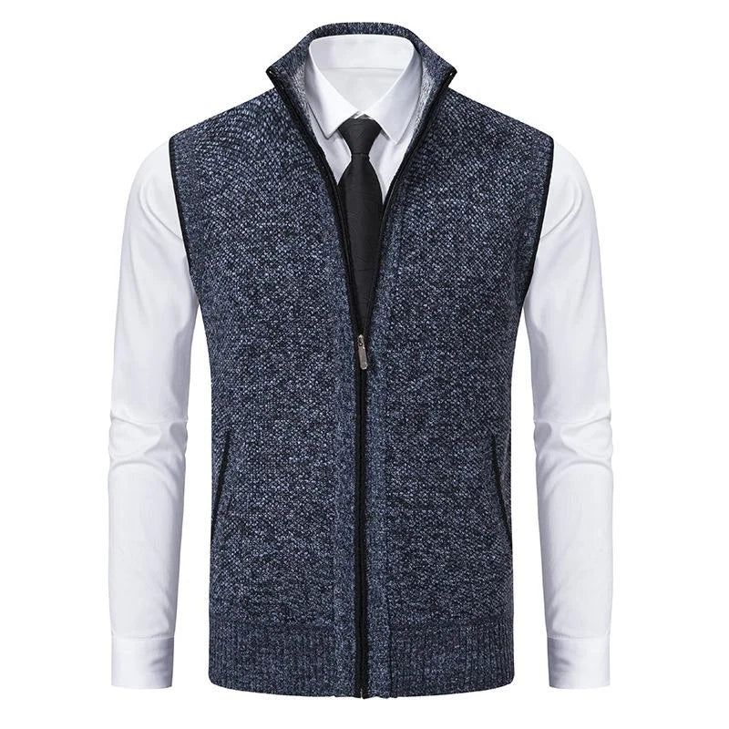 Lux™ | Sleeveless Knitted Fleece Vest