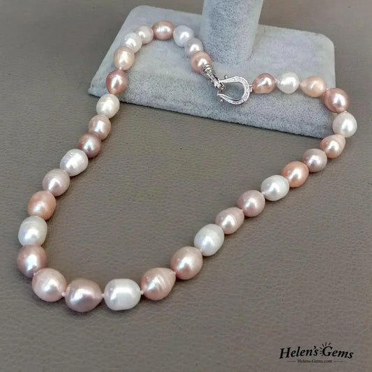 Coloured Pearl Necklace