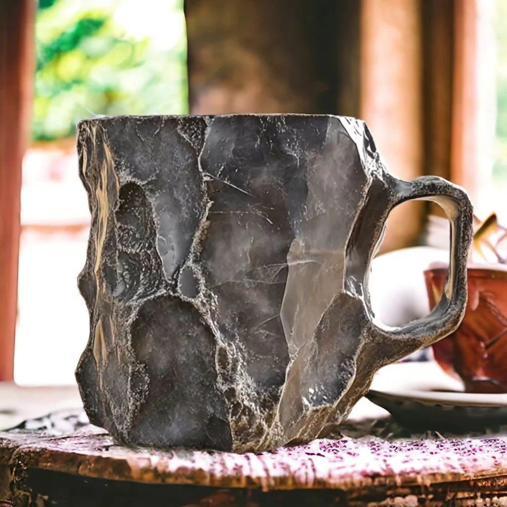 Milenna™ | Elegant mineral crystal coffee mug